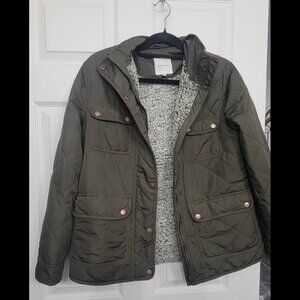 Thread and Supply Sherpa-Lined Coat